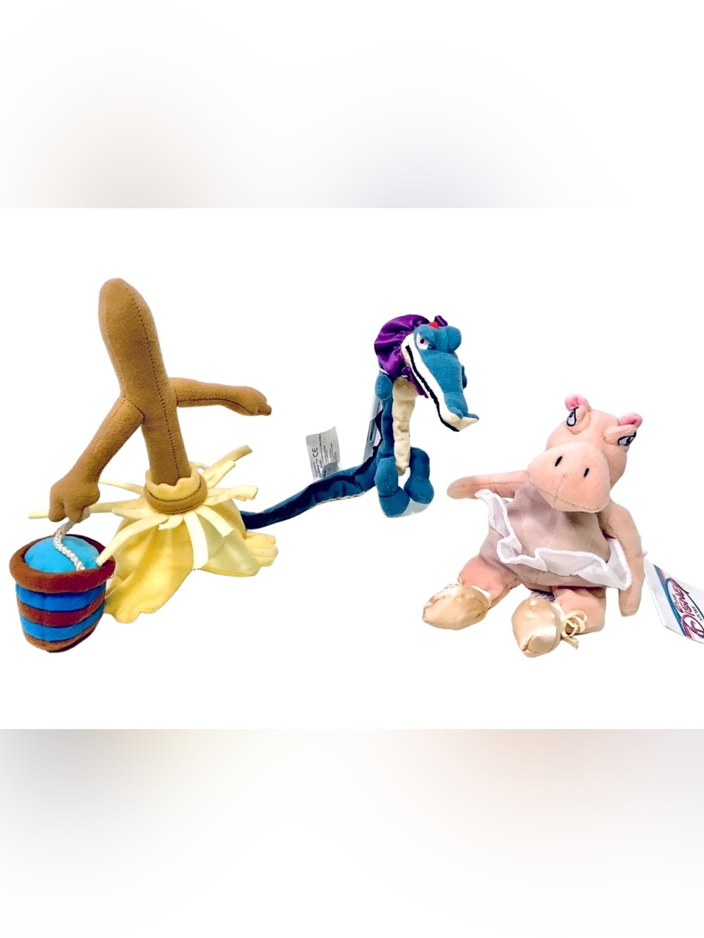 Disney Store Vintage Fantasia Sorcerer's Apprentice Mop & Bucket Croc & Hippo
